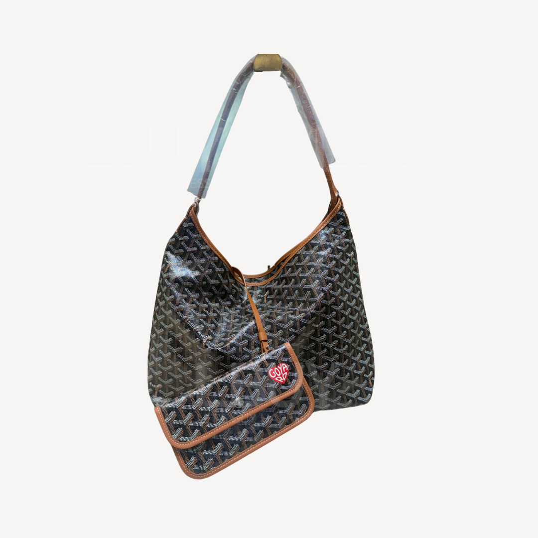Goyard Boheme Hobo 限量版单肩袋 并啡色红色心心