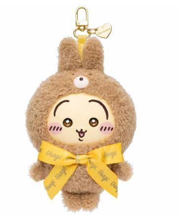 CHIIKAWA Winter Limited Teddy Bear Kiramekko Teddy Bear Collection Rabbit Hanger 14CM, Gift Box
