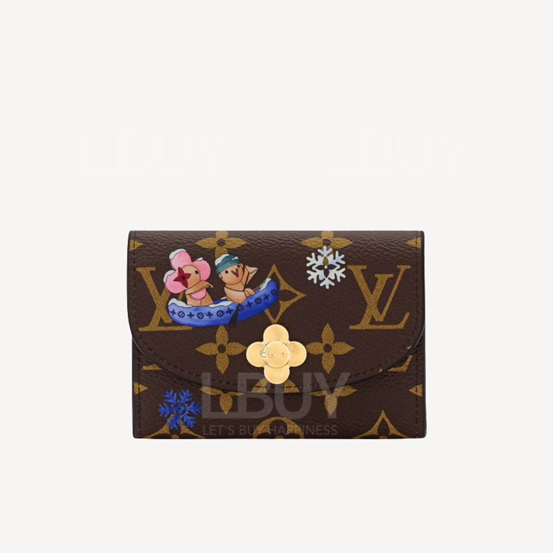 LV Vivienne Wintery Rosalie Travel Monogram Blue Frost 零錢包 M15323
