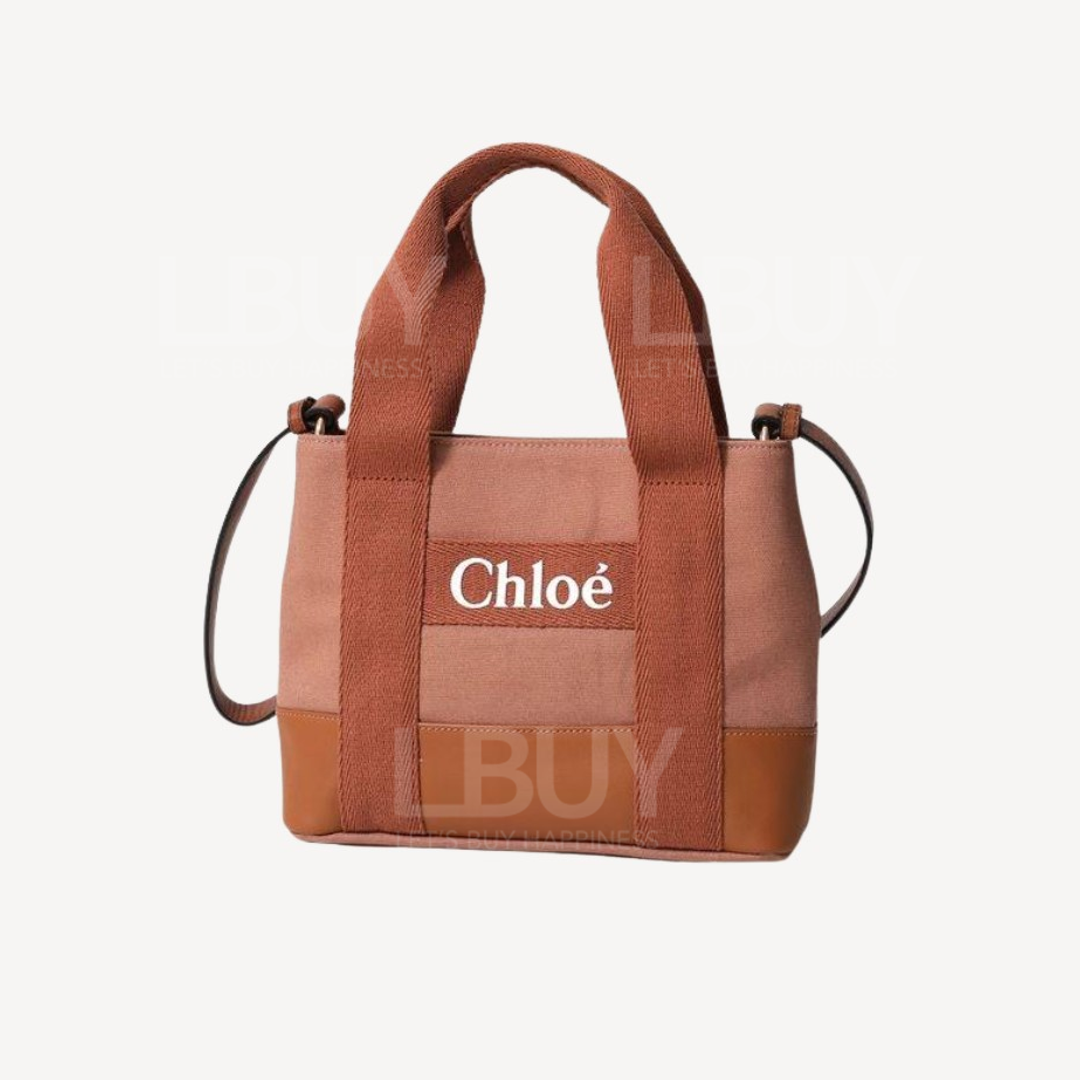 Chloe Bean Sand Colored Tote Bag Slanted Bag C20684