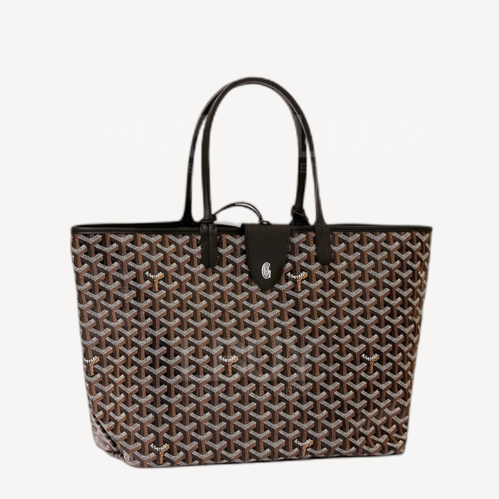 Goyard Saint Louis Bag PM 单肩手袋手挽袋 附皮革磁石夹 黑色