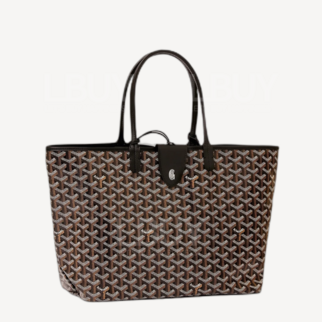 Goyard Saint Louis Bag PM 单肩手袋手挽袋 附皮革磁石夹 黑色