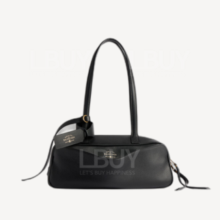 Balenciaga Carrie Small Long Handle Handbag Black