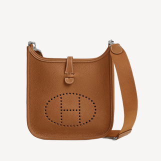 Hermes Evelyne 23 Bag 金棕 銀扣