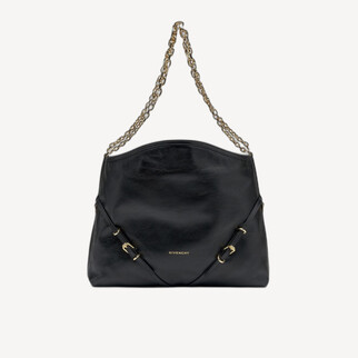 Givenchy Voyou 中号链子单肩袋 黑色