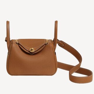 Hermes Lindy Mini II Bag 单肩手袋 金色金扣