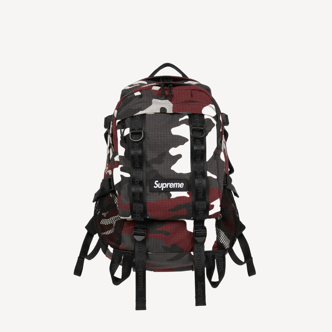 Supreme Backpack Red Camo