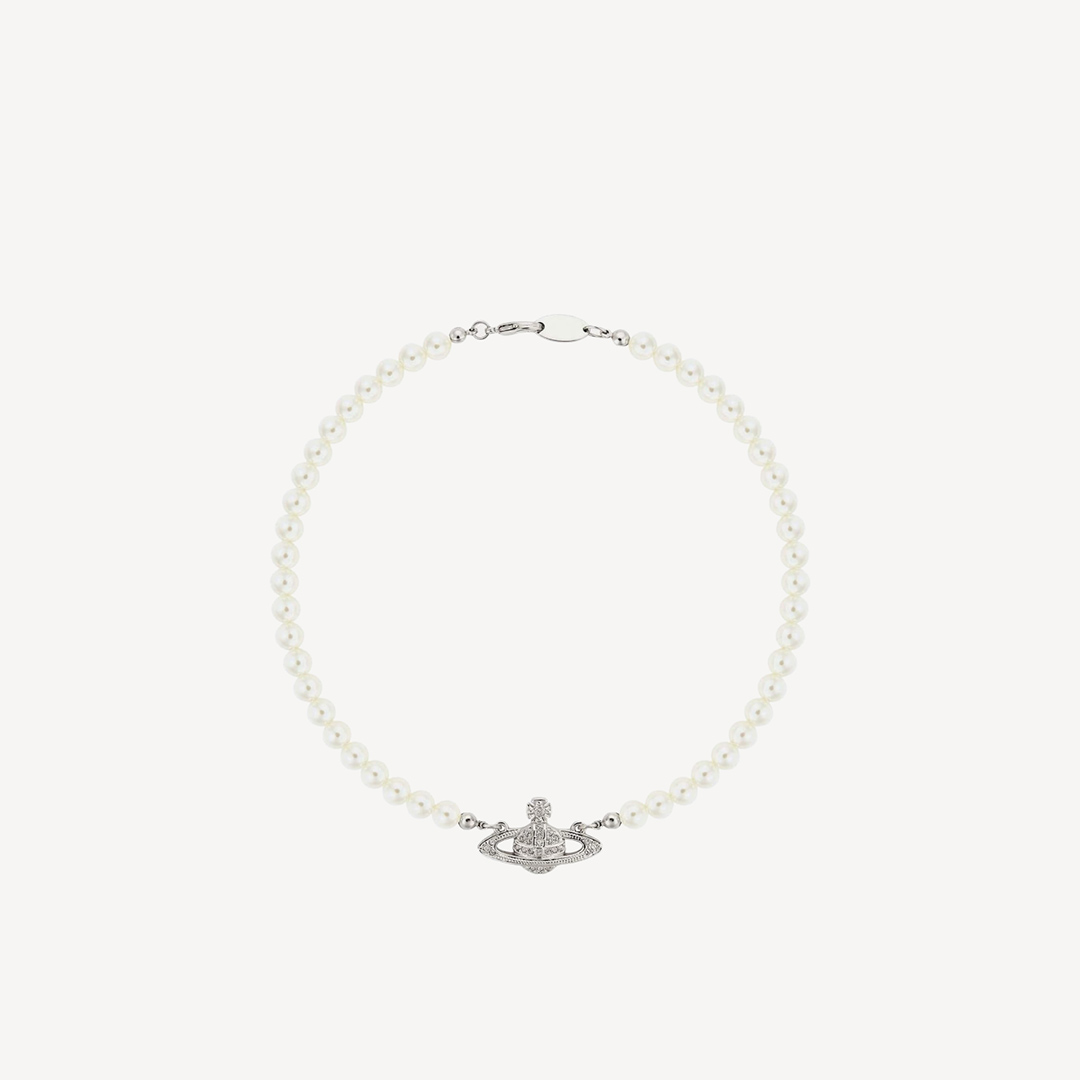 Vivienne Westwood Mini Bas Relief Pearl Necklace 珍珠頸鏈