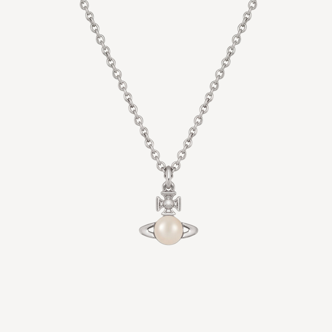 Vivienne Westwood Balbina Pendant Necklace 奶油珍珠項鏈頸鏈