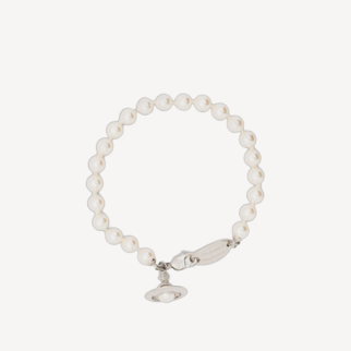 Vivienne Westwood Simonetta Pearl Bracelet 立体吊坠珍珠金色手链